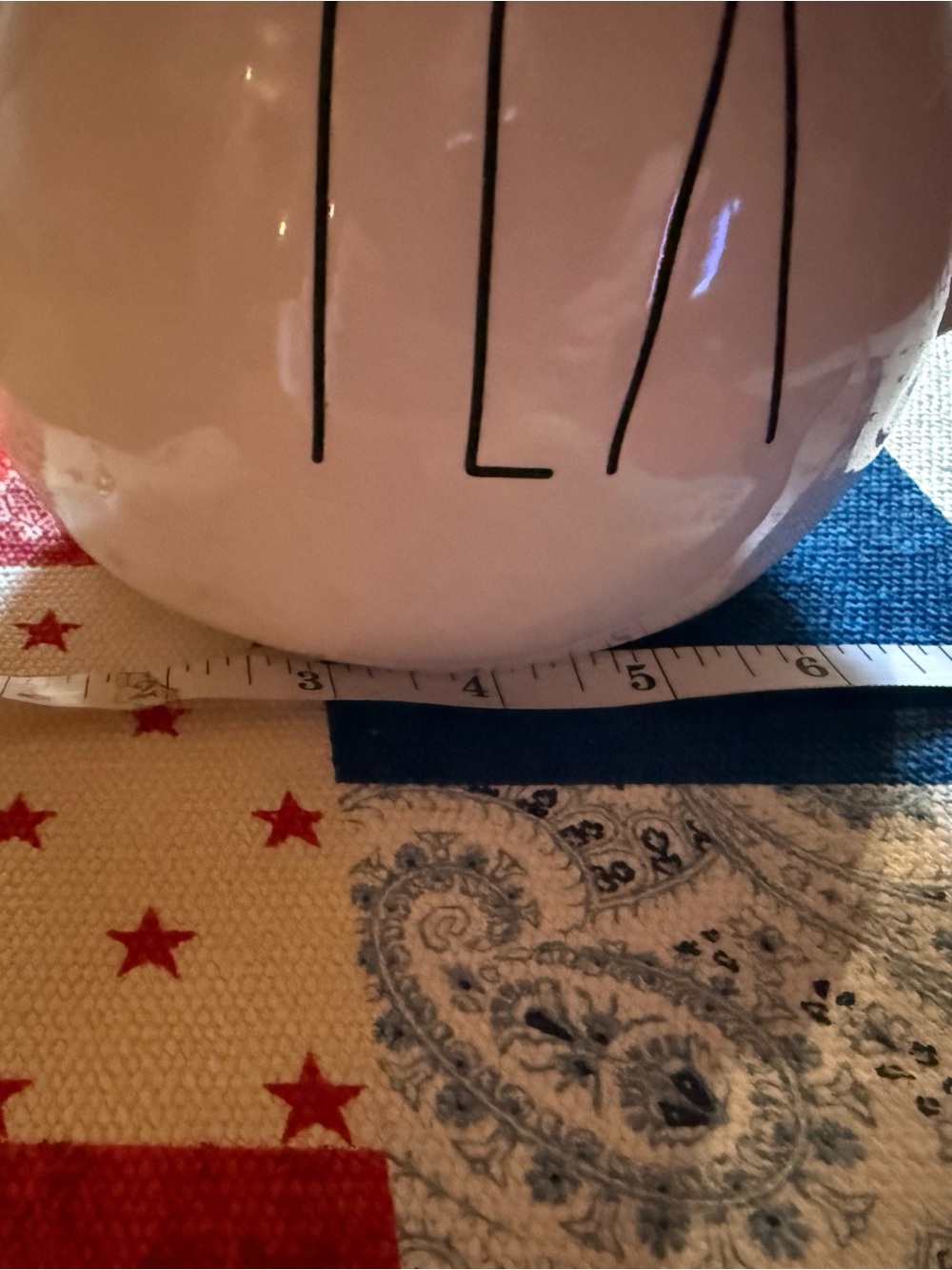 Rae Dunn White Ceramic TEA Teapot - Picture 3 of 4